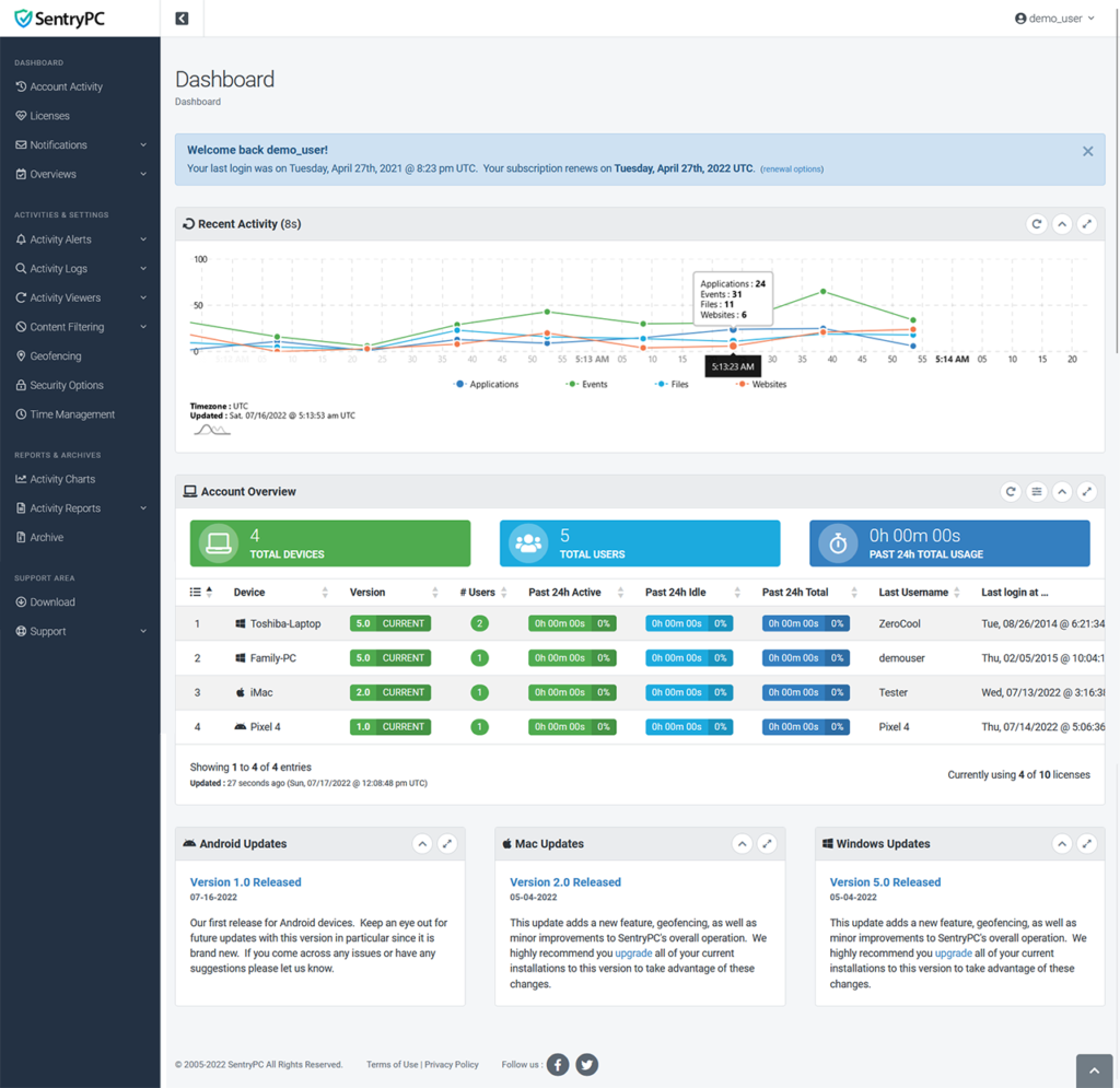 SentryPC Review 2024: Best Parental & Employee Monitoring Software Key Features of SentryPC
